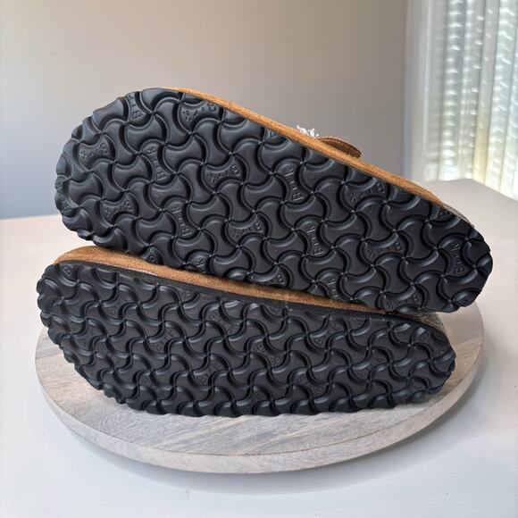 New with Tags Men's Birkenstock Boston Mink Classic Suede Soft Clogs Shoes Sz 7 - Picture 9 of 10